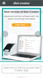 Mobile Screenshot of diet-creator.com